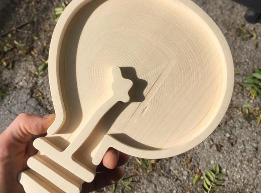 Graviertes Holzschild für Restaurant