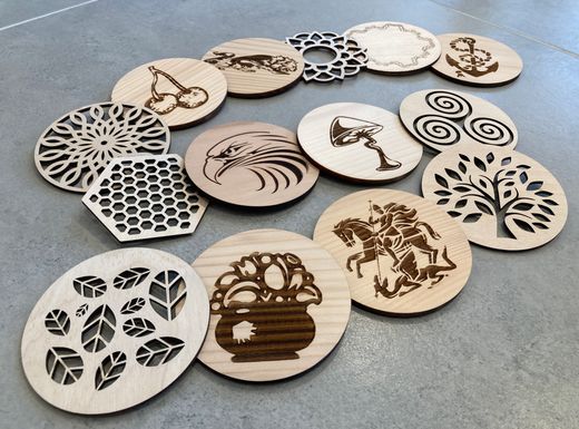 Personalisierte Untersetzer